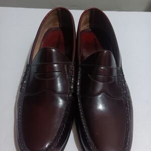 Used Johnston & Murphy Dark Brown Leather Loafers Johnson Murphy Size 10